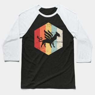 Vintage Griffin | Renaissance Festival Design Baseball T-Shirt